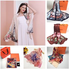 深圳禮品絲巾定制價格——真絲圍巾、真絲絲巾、絲巾定制