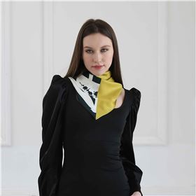 圍巾的各種圍法-真絲圍巾，真絲絲巾，羊絨圍巾