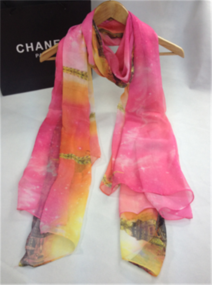 柔曼絲巴黎鐵塔系列仿真絲粉紅 柔曼絲巴黎鐵塔系列仿真絲粉紅