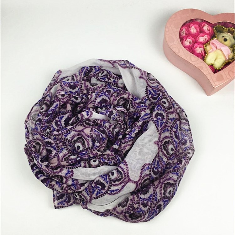 齒輪狀巴厘紗圍巾 齒輪狀巴厘紗圍巾