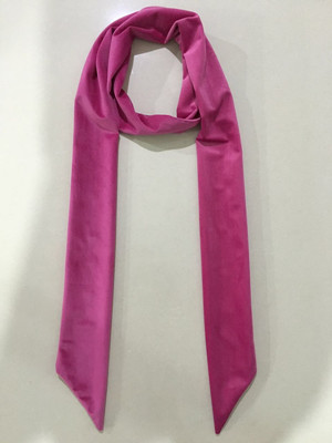 秋款拉絨長領巾粉紅色 秋款拉絨長領巾粉紅色