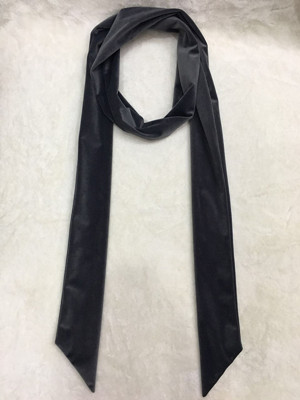 秋款拉絨長領巾灰色 秋款拉絨長領巾灰色