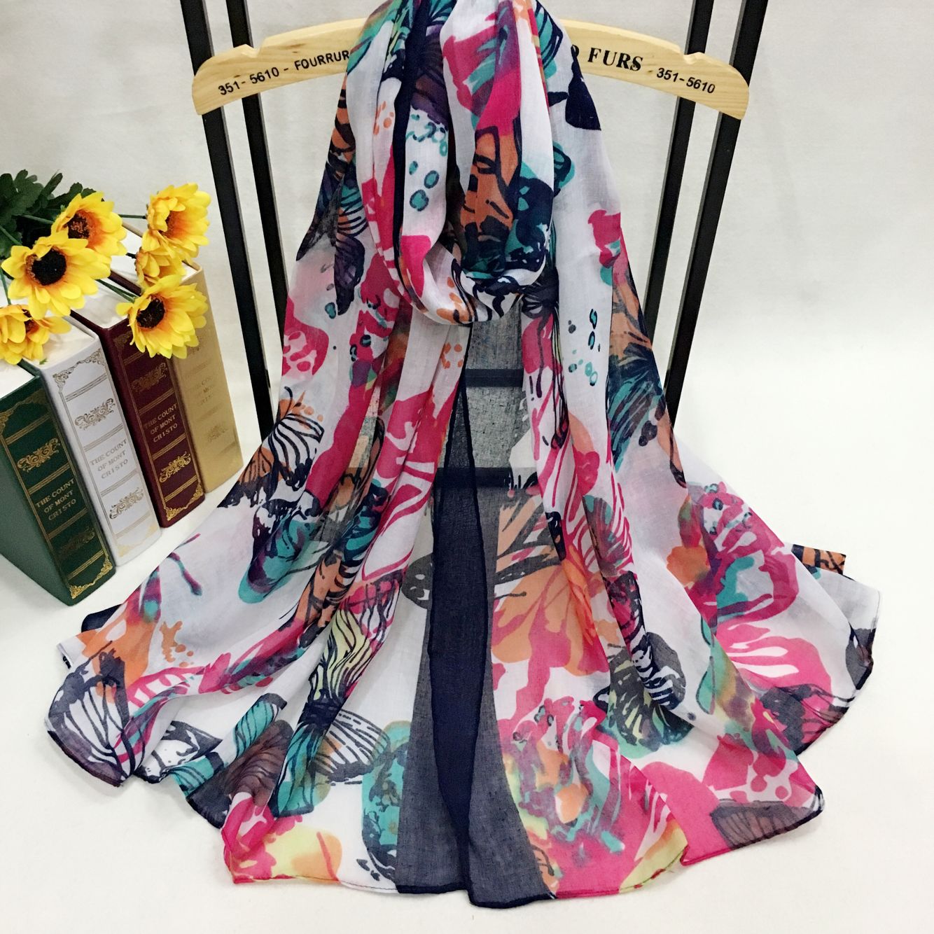 PB74123 巴厘紗圍巾定制廠家 PB74123 巴厘紗圍巾定制廠家