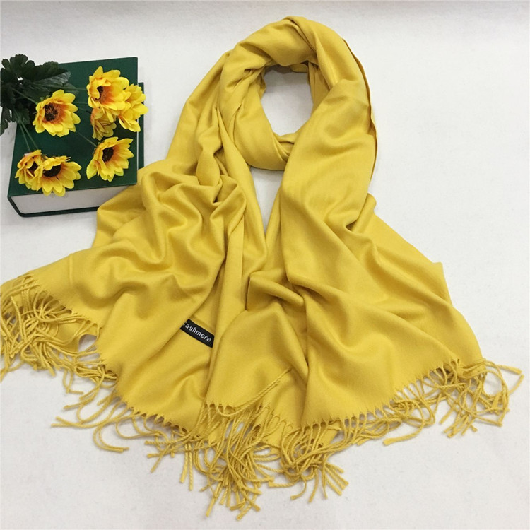 仿羊絨圍巾廠家定制—姜黃色YFYR-6 仿羊絨圍巾廠家定制—姜黃色YFYR-6